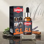 Caffeine scalp oil 30ml for hair fall applied directly to the scalp