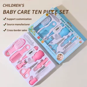 Newborn infant hygiene care tools travel set 10 pieces
