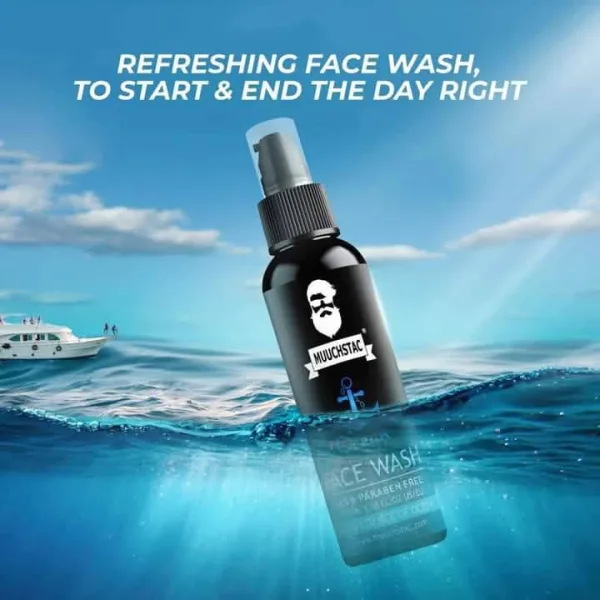 Muuchstac Ocean face wash for men daily cleanser