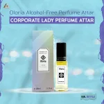 Oloria Corporate Lady attar 6ml alcohol free perfume for women