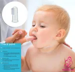 Soft safe baby toothbrush kids silicone finger toothbrush BPA free