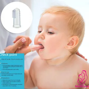Soft safe baby toothbrush kids silicone finger toothbrush BPA free