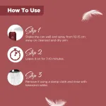 Spray on hair removal cream for men and women with glycerin