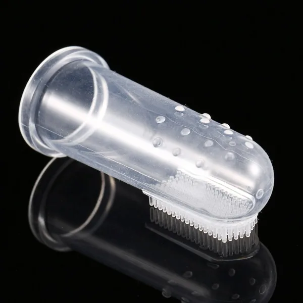 Soft safe baby toothbrush kids silicone finger toothbrush BPA free