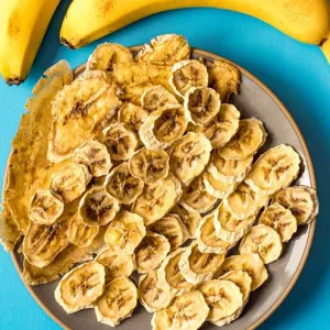 Natural dried banana with no added preservatives healthy snack