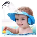 Baby shampoo shield cap to keep water off the face