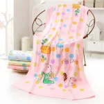 Baby bath towel 80x140cm microfibre cotton highly absorbent