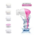 Electric face cleaner with interchangeable brushes 180g beauty tool