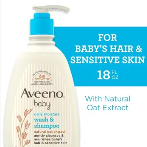 Aveeno Baby 2 in 1 gentle bath and hair care 532ml