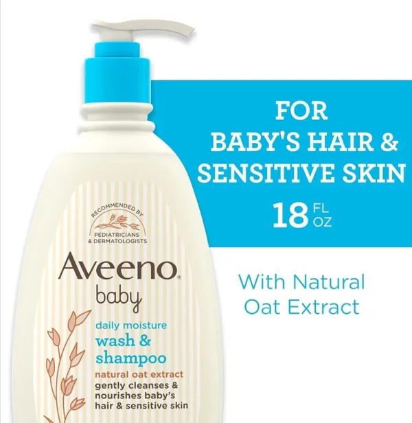 Aveeno Baby 2 in 1 gentle bath and hair care 532ml