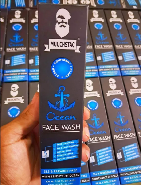 Muuchstac Ocean face wash for oil control and deep cleansing