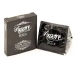 Amore Black Luxury condom 3s pack made in Malaysia 180mm x 60mm