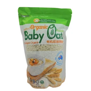 Plain baby oats for babies from six months
