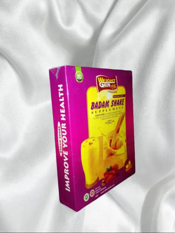 Almond badam shake powder mix tin for healthy weight gain