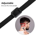 Barber clipper edge shaper neckline guide template