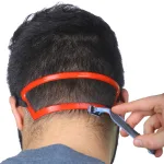 Barber clipper edge shaper neckline guide template