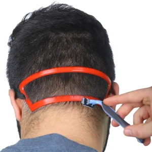 Barber clipper edge shaper neckline guide template