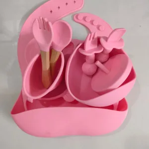 Food grade silicone baby feeding set BPA free for toddlers