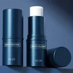 Solid perfume balm for men in portable pocket tin