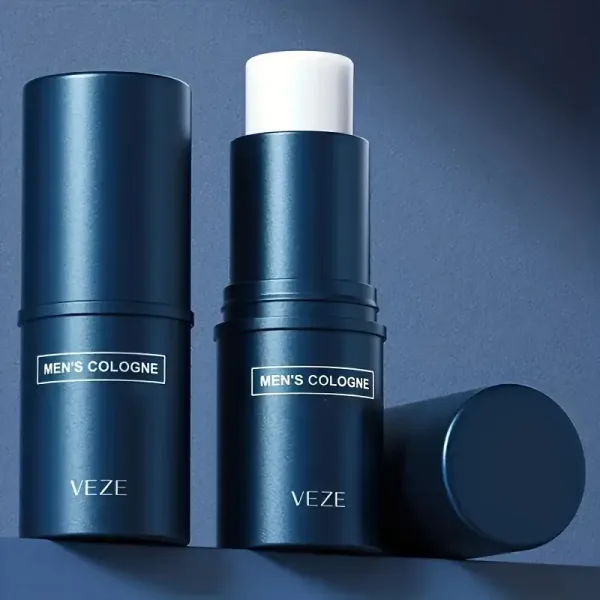 Solid perfume balm for men in portable pocket tin