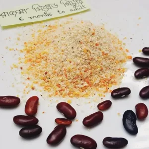 Red kidney bean rice and lentil khichuri mix for baby 500 gram
