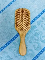 Natural wood scalp massage comb for men and women