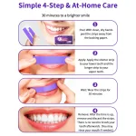 Purple colour correcting strip that cancels yellow undertones