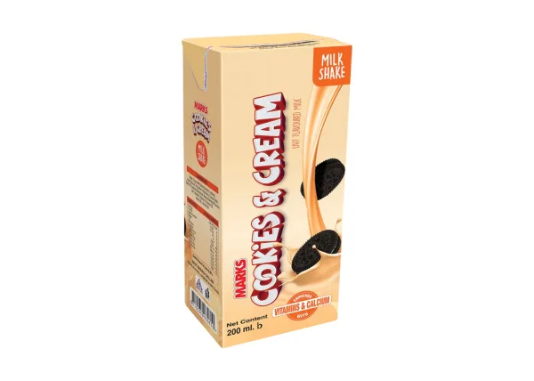 MAS cookies cream flavoured milk drink 200 ml 4 pcs pack