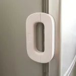 Adhesive baby proofing safety lock for drawers and doors