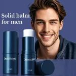 Solid perfume balm for men in portable pocket tin