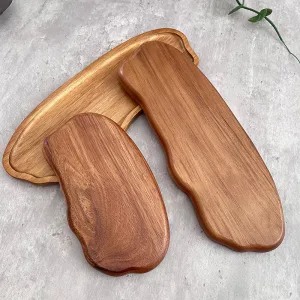 Wooden serving tray Japanese style for tea coffee and dessert