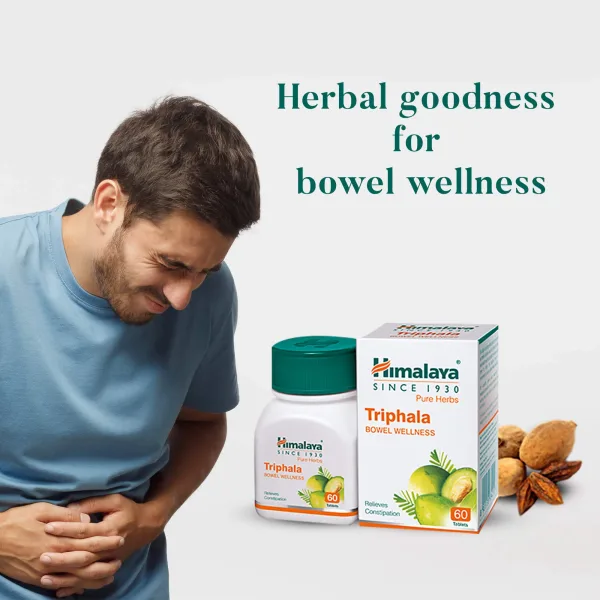 Himalaya Triphala 60 Tablets – Herbal Support for Healthy Digestion & Regular Bowel Movements - Image 4
