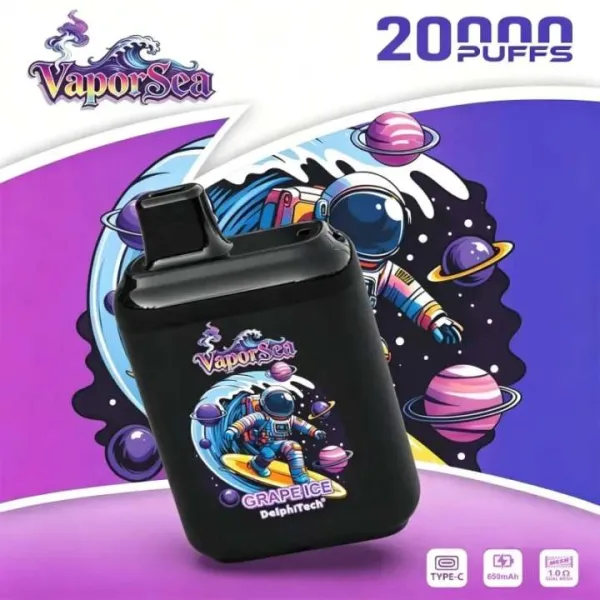 VAPORSEA 20K DSK084 – 20,000 Puffs Rechargeable Vape - Image 2