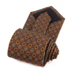 Paisley floral neck tie 9cm wide 140cm for men wedding and business