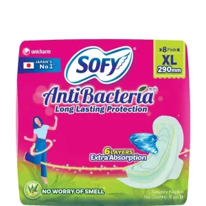 Sofy Antibacteria sanitary napkin XL 290mm extra long pads