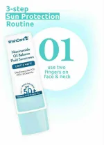 Matte fluid sunscreen SPF 50 for oily and acne-prone skin with niacinamide