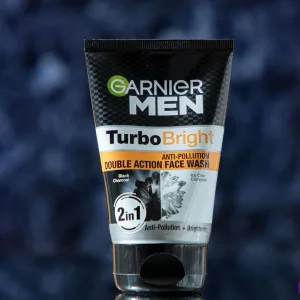 Garnier Men Turbo Bright face wash with lemon extract and grape water 100gm