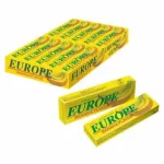 Banana Flavour Chewing Gum - 10 Boxes (5 Sticks per Box)