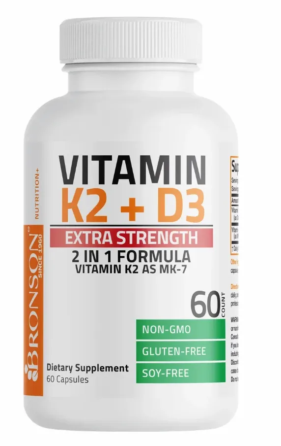 a32a7f37027f6508d4cddae06b324082.png Bronson vitamin K2 MK-7 plus vitamin D3 extra strength 60 capsules