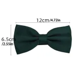 Men's solid colour polyester formal tie for business occasions