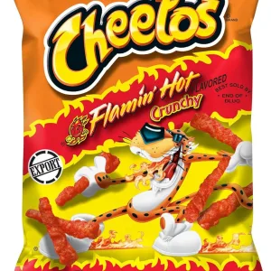 Cheetos Flamin Hot Crunchy 227gm imported from USA