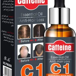 Lightweight caffeine hair oil 30 ml for thinning hair men and women