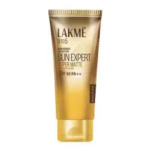 Matte finish lotion sunscreen SPF50 for oily skin, 100ml bottle