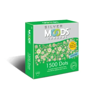Moods 1500 dots heavily textured condom for extra friction