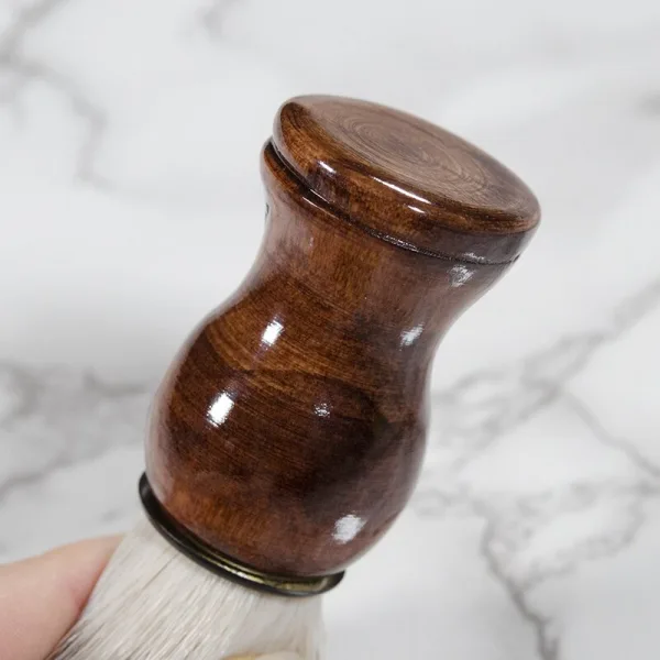 Wooden handle shaving brush for men salon grooming tool