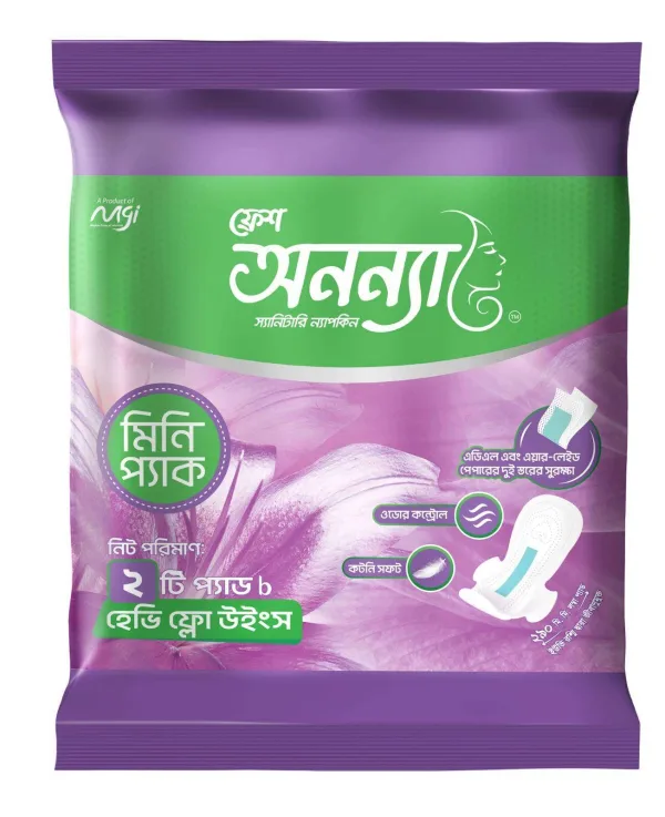 Fresh Anonna heavy flow sanitary napkin 290mm two pad pack