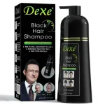 Dexe two in one black hair dye shampoo 5 minute formula