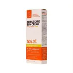 W.Skin Laboratory triple care sun cream packaging detail