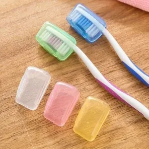 5 piece protective toothbrush cap set for travelling