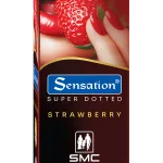 Sensation Super Dotted Strawberry Condoms 12 Pack (36 pcs)